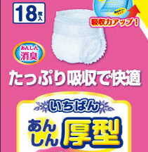 いちばんあんしん厚型パンツ Ｍ〜Ｌ