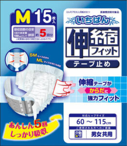 いちばん伸縮フィットテープ止め Ｍ