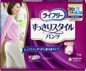 ライフリー すっきりスタイルパンツナチュラルピンク