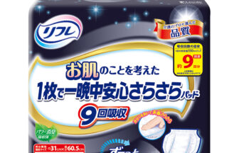 リフレ　お肌のことを考えた １枚で一晩中安心さらさらパッド ９回吸収